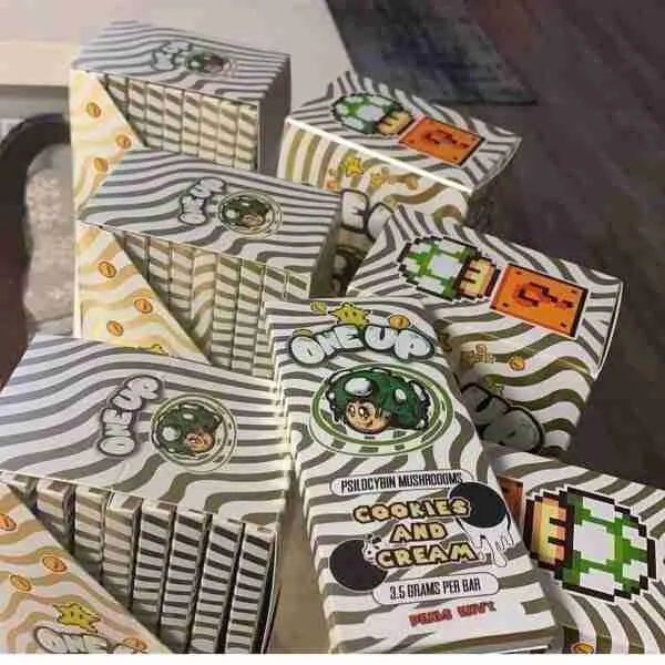 one up mushroom bars cookies and cream 4G - Image 3