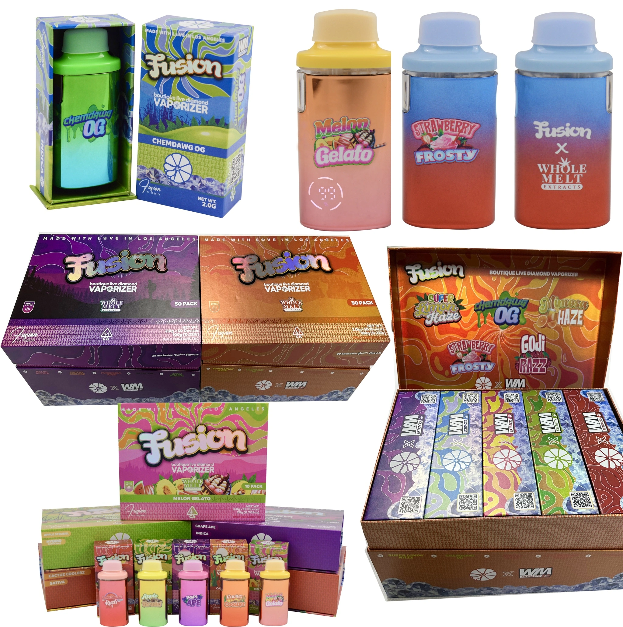 wholesale fusion x whole melt 2g disposable - Image 4